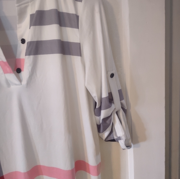 Women's stripped dress - Picture 5 of 9